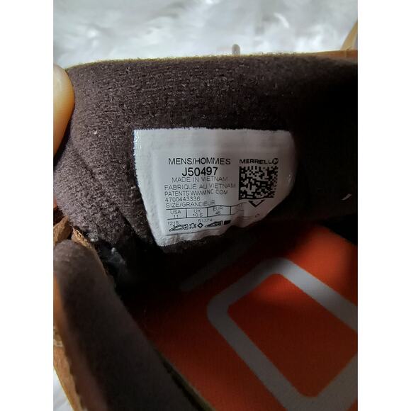 Merrell Moab 2 Earth Day J50497 Mountain Hiking Footwear Brown Leather US 11 W - Picture 7 of 9